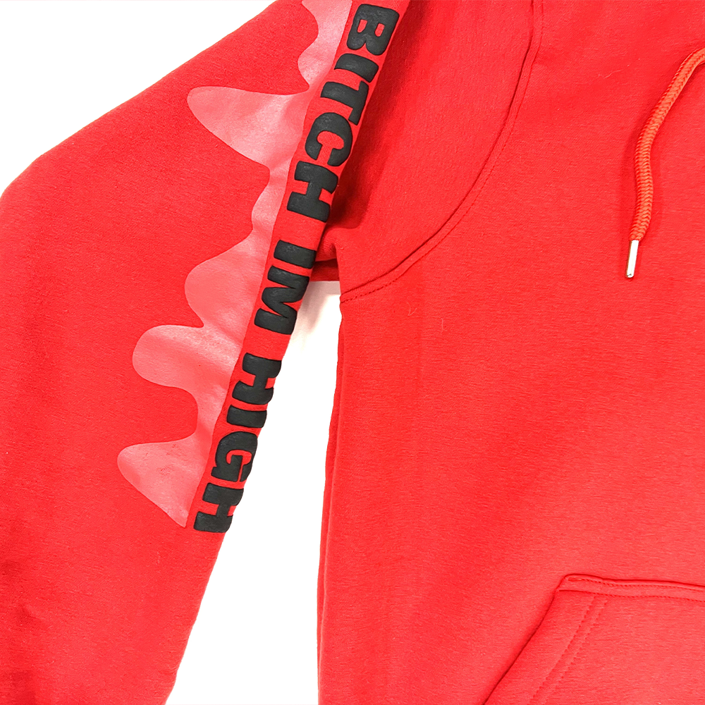 Red Sexyy Red Fleece Hoodie