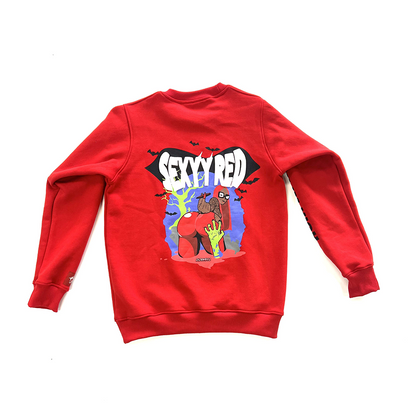 Red Sexyy Red Crewneck