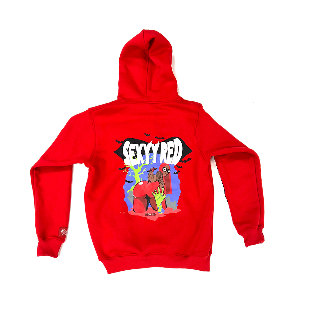 Red Sexyy Red Fleece Hoodie