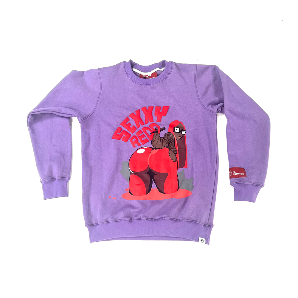 Lavender Sexxy Red Crewneck