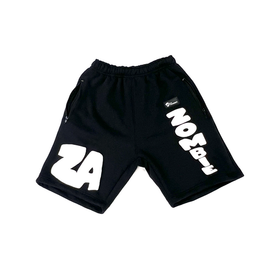 Heavy Cotton Fleece “ Za Zombiez” Puff Print shorts