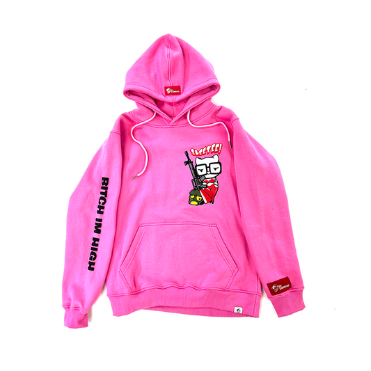 Pink Sexyy Red Fleece Hoodie