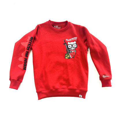 Red Sexyy Red Crewneck